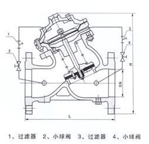 JD745X多功能水泵控制閥 (結構圖)